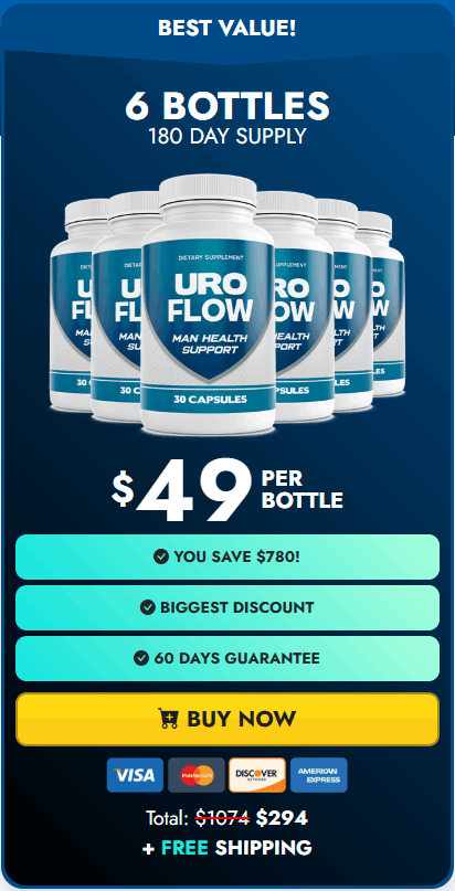 Buy UroFlow 6 Bottle